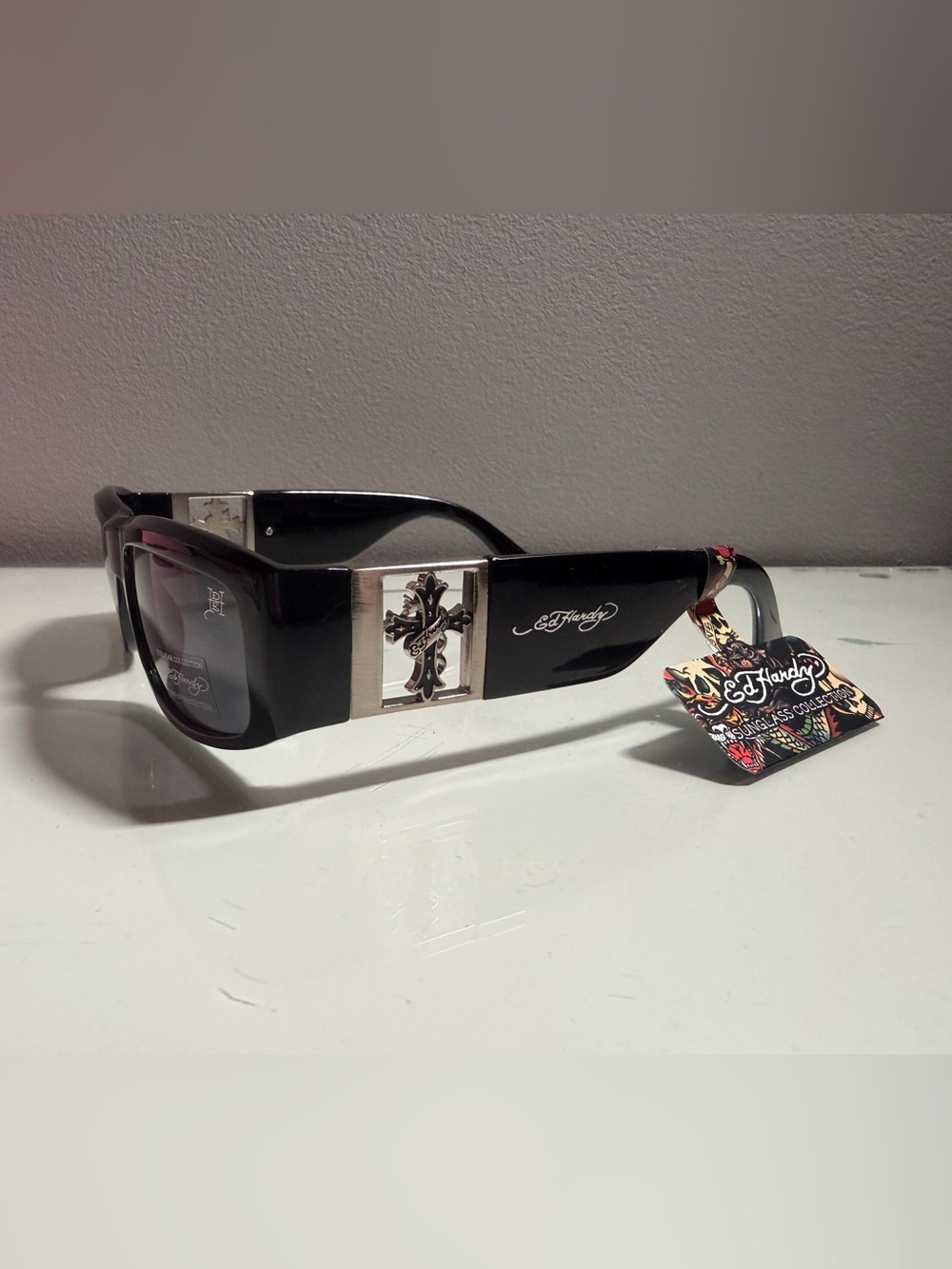 Ed Hardy sunglasses with cross